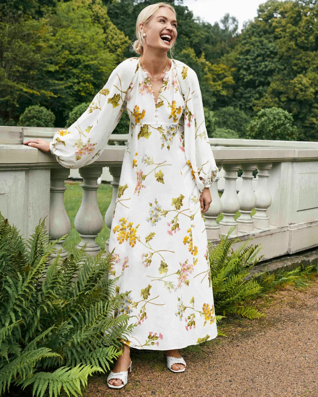 byTIMo - Linen Relaxed Maxi Dress BOTANICAL Cint Boutique byTIMo - Linen Relaxed Maxi Dress BOTANICAL Cint Boutique