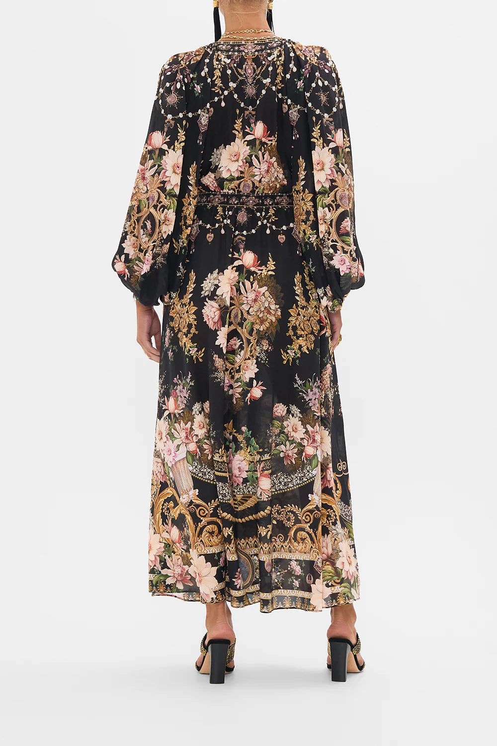 CAMILLA Raglan Shirred Waist Dress DYNASTY DAZE Cint Boutique